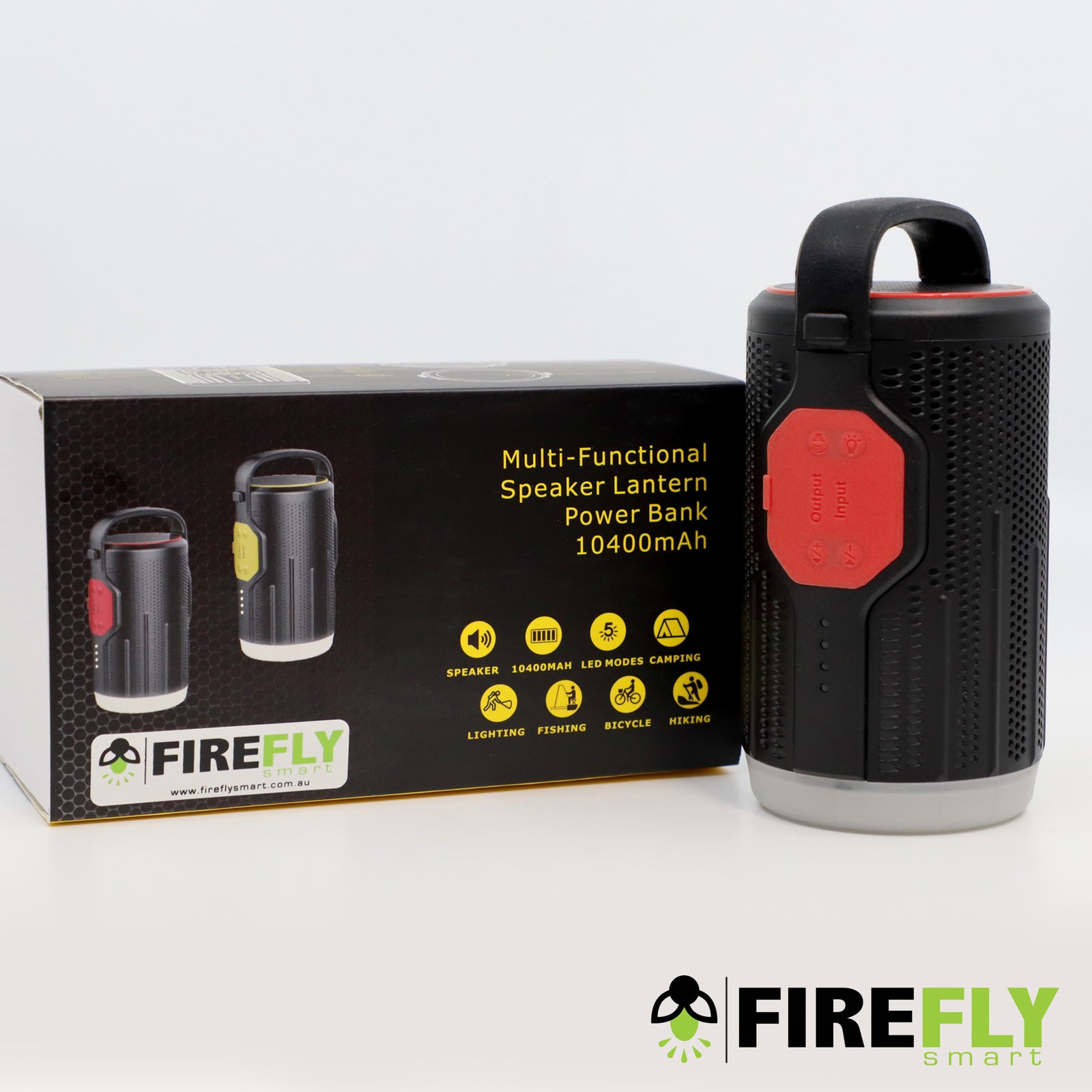 LED Rechargeable Lantern with Power Bank & Bluetooth Speaker