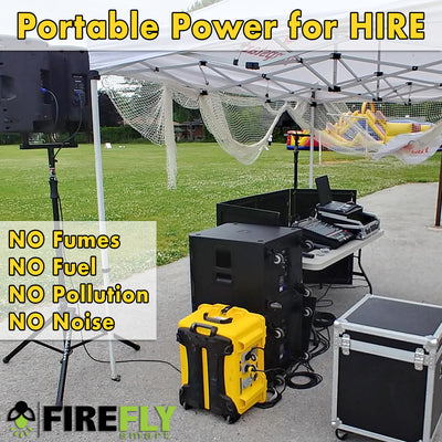 HIRE - BATT PACK ENERGY 'EXTENDED RANGE' 4000 WATTS / 8000 STARTING WATTS